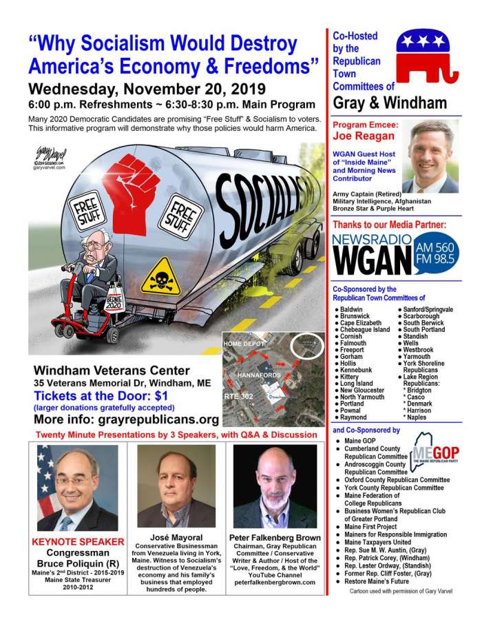 Event: “Why Socialism Would Destroy America’s Economy & Freedoms”